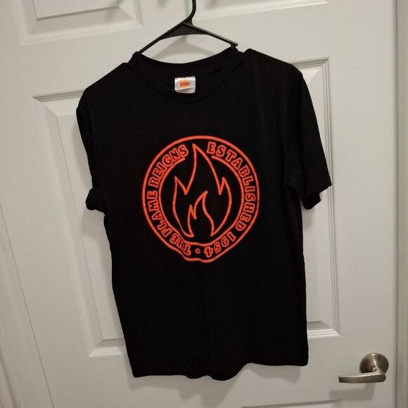 BURGER KING Medium Black Red Short Sleeve Crew Neck Graphic Casual T-Shirt - Picture 1 of 9